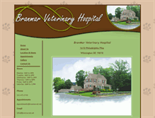 Tablet Screenshot of branmarveterinaryhospital.com